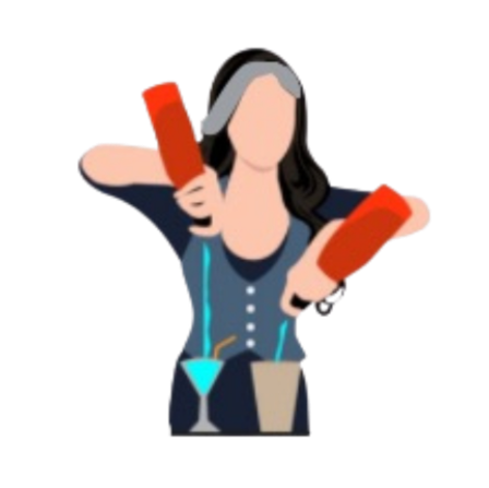 Kelly Brown Bartending logo